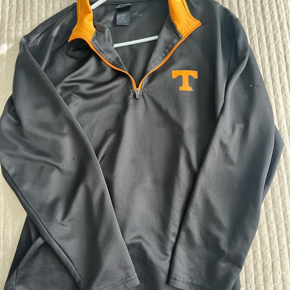 UT Black and Orange Quarter-Zip Pullover